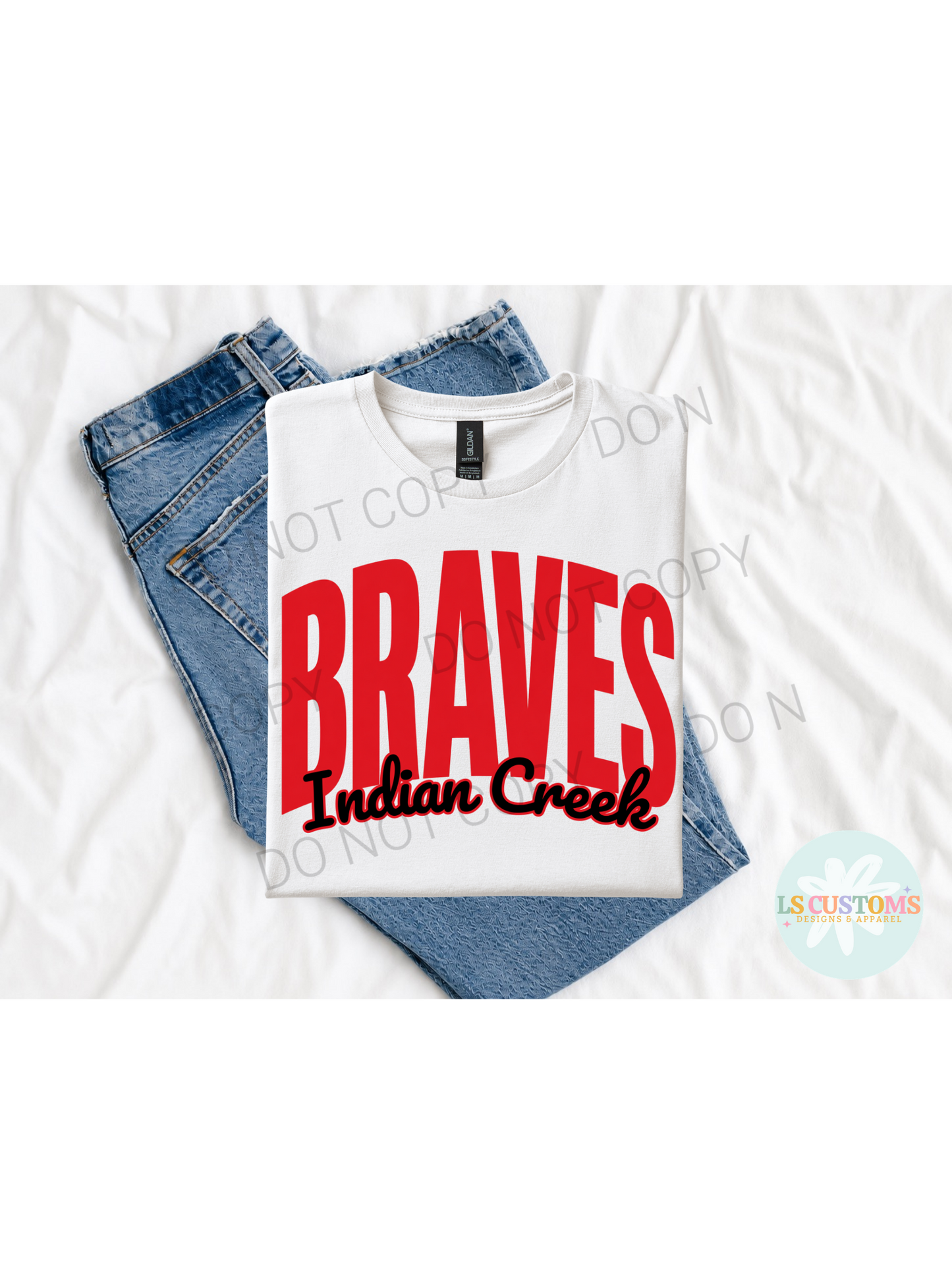 School Spirit Outline: 2 Outline Options (no apparel)