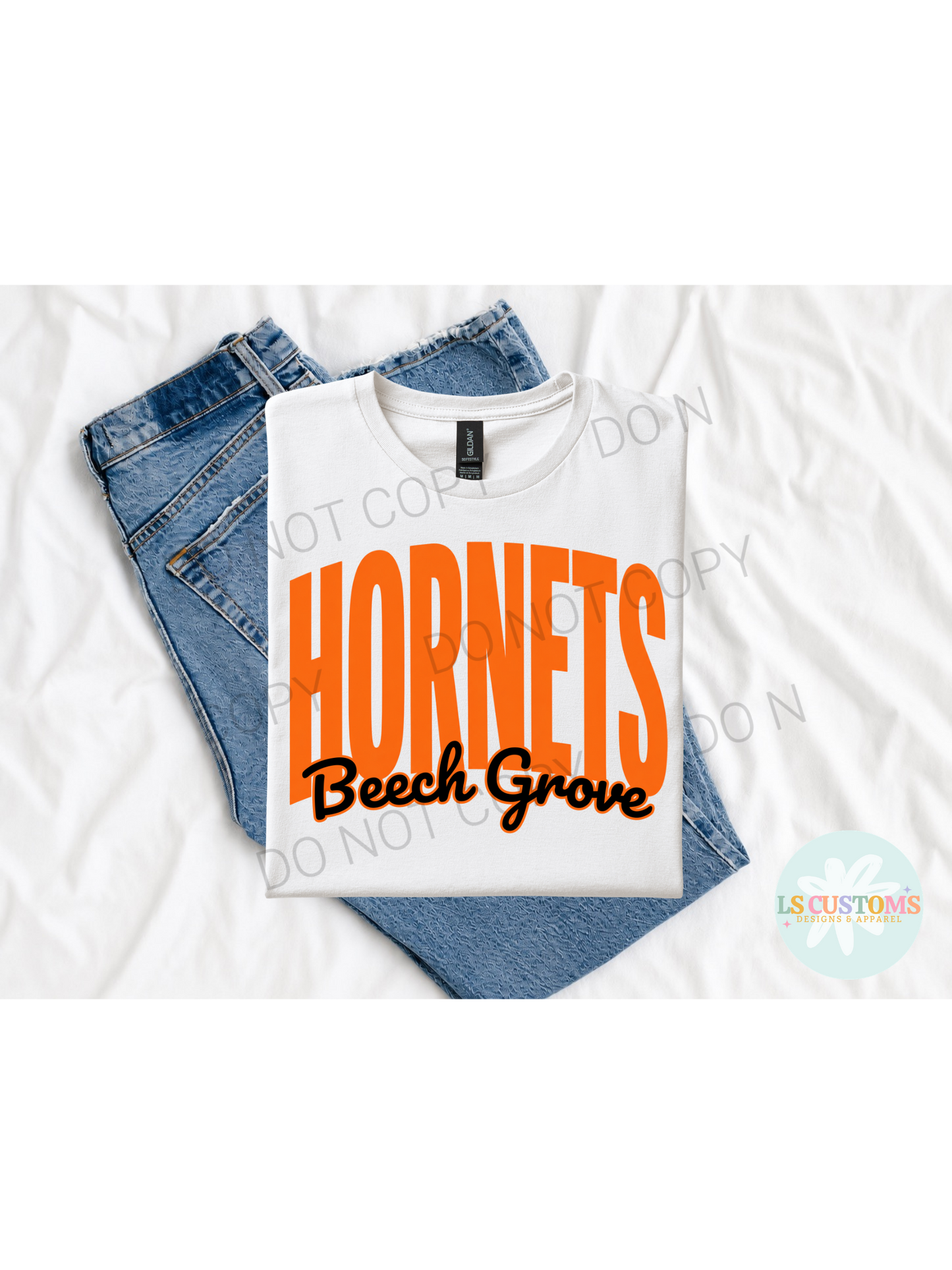 School Spirit Outline: 2 Outline Options (no apparel)