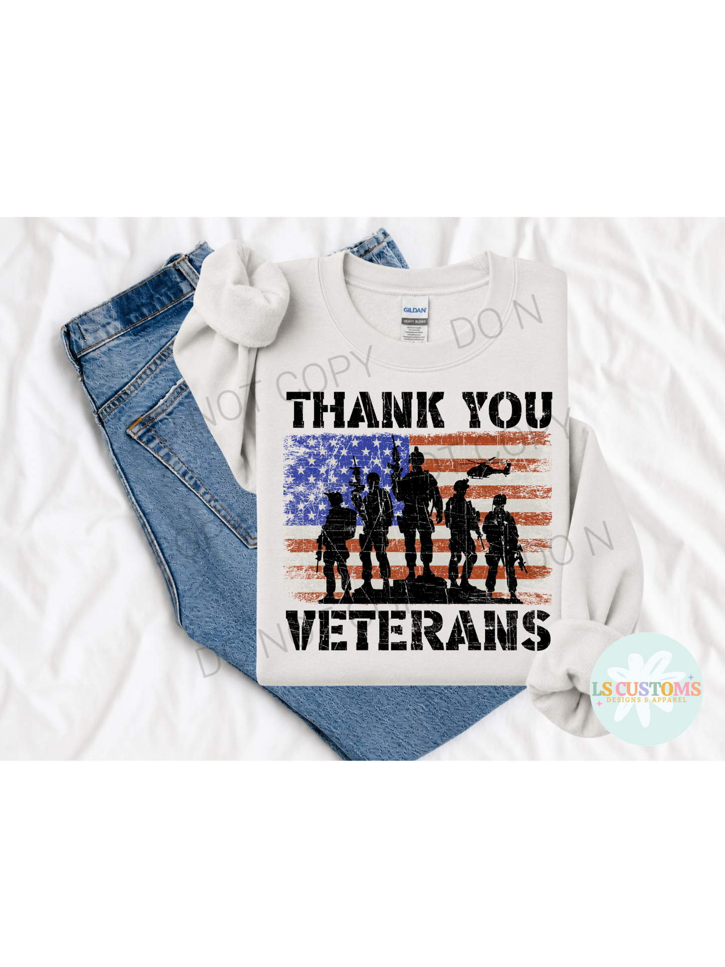 Thank you Veterans: 2 Color Options