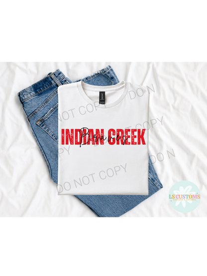 School Spirit Distressed Name: Black